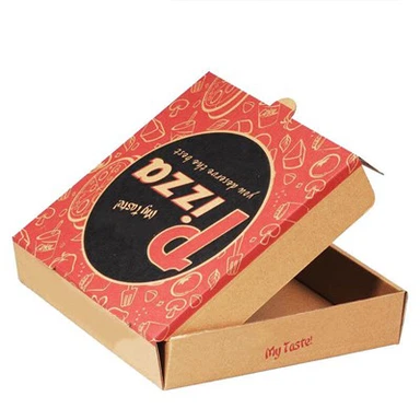 食品グレードの包装箱カスタム Llogo 中華ピザ箱